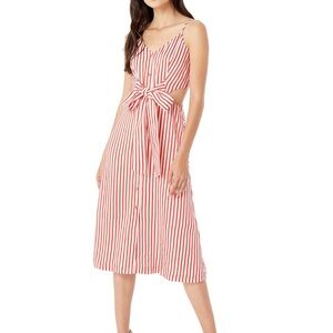 NWT Jason Wu Fluid Stripe Front Tie Dress